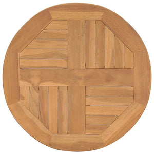 vidaXL Bistro Table Ø60x60 cm Solid Teak Wood
