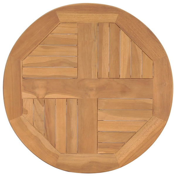 vidaXL Bistro Table Ø60x60 cm Solid Teak Wood