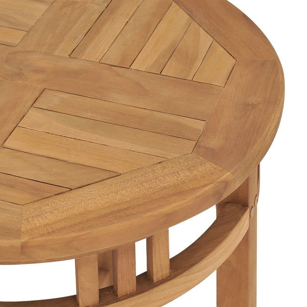 vidaXL Bistro Table Ø60x60 cm Solid Teak Wood