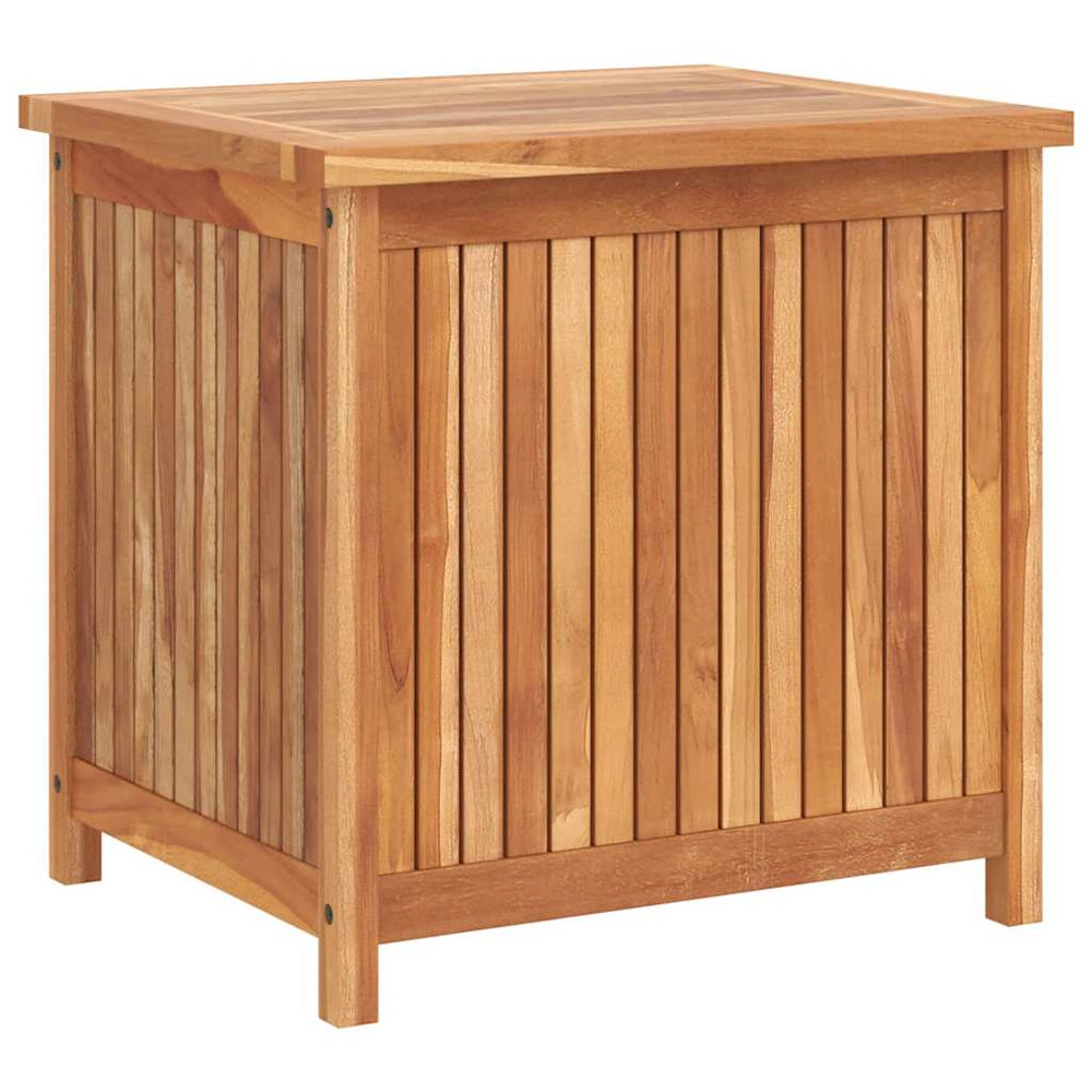 vidaXL Garden Storage Box 60x50x58 cm Solid Teak Wood