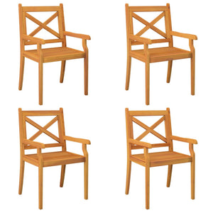 vidaXL 5-piece Garden Dining Set Solid Acacia Wood