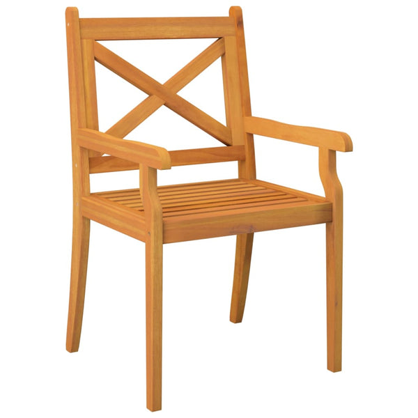 vidaXL 5-piece Garden Dining Set Solid Acacia Wood