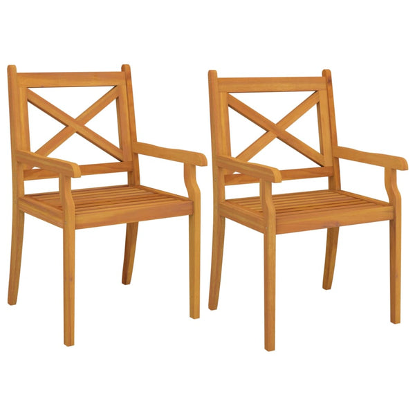 vidaXL 3-Piece Garden Dining Set Solid Acacia Wood