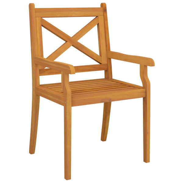 vidaXL 3-Piece Garden Dining Set Solid Acacia Wood