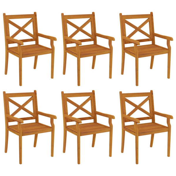 vidaXL 7-Piece Garden Dining Set Solid Acacia Wood