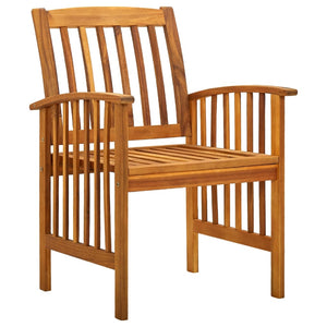 vidaXL 3-Piece Garden Dining Set with Cushions Solid Acacia Wood