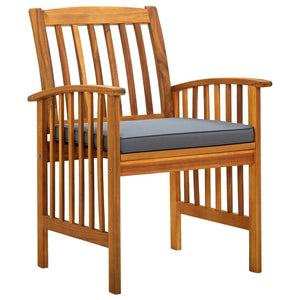vidaXL 3-Piece Garden Dining Set with Cushions Solid Acacia Wood