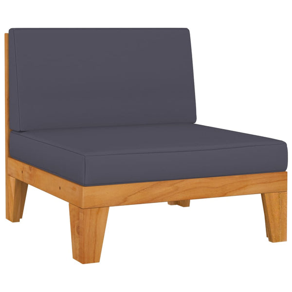 vidaXL 3-Piece Garden Lounge Set with Cushions Solid Acacia Wood