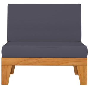 vidaXL 3-Piece Garden Lounge Set with Cushions Solid Acacia Wood