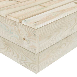 vidaXL Modular Pallet Sofa Center Section Impregnated Spruce Wood