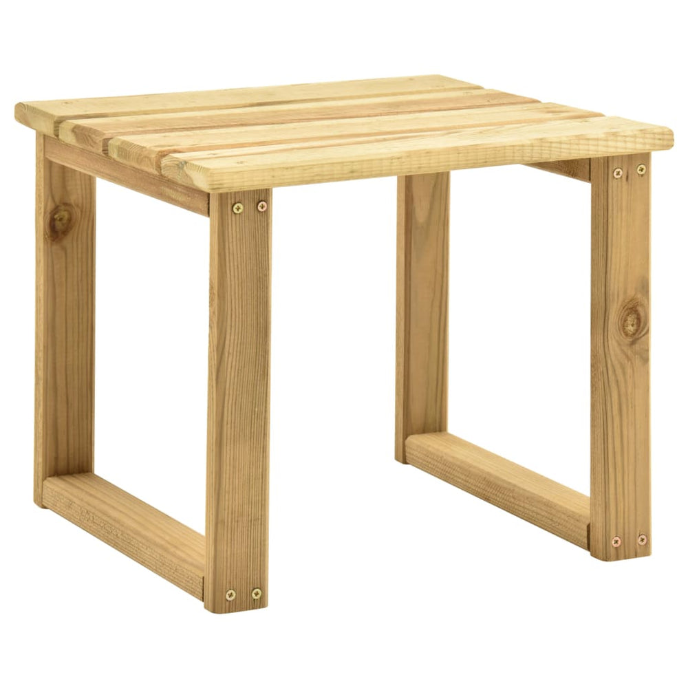 vidaXL Table for Sun Lounger 30x30x26 cm Impregnated Pinewood