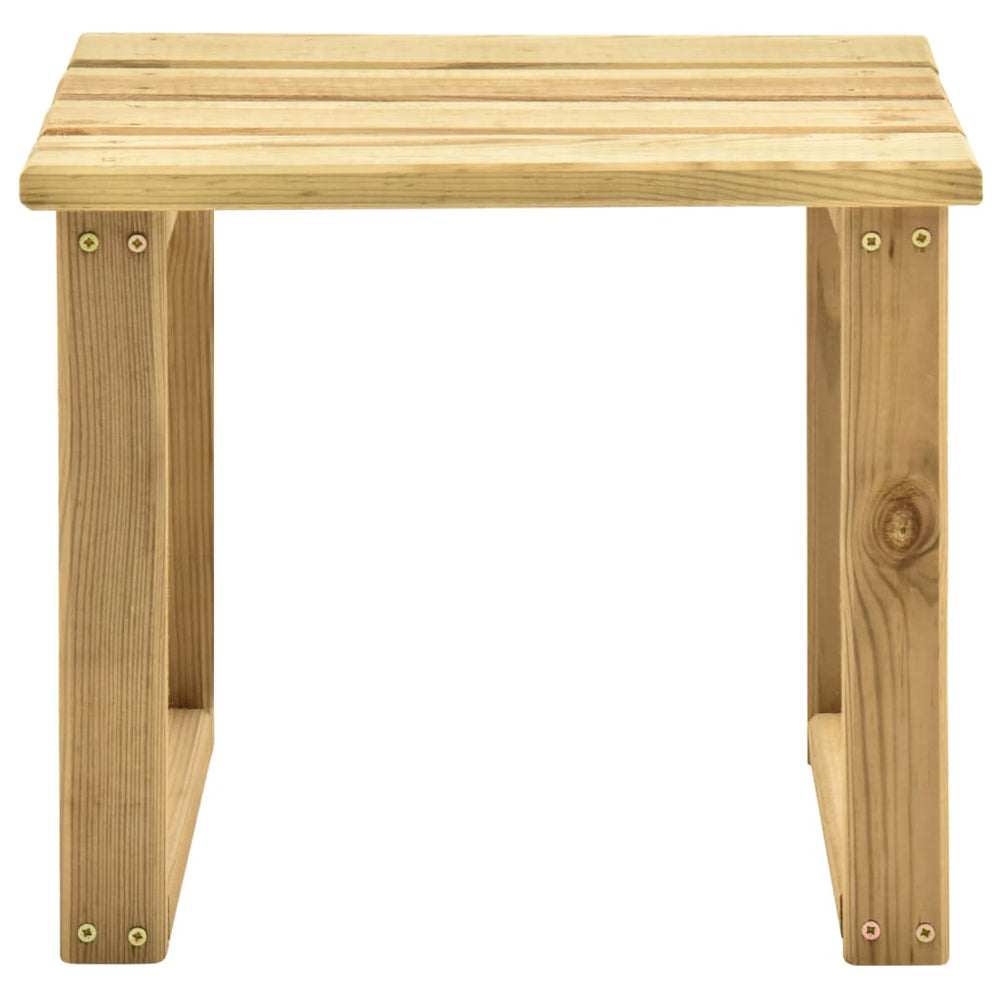 vidaXL Table for Sun Lounger 30x30x26 cm Impregnated Pinewood