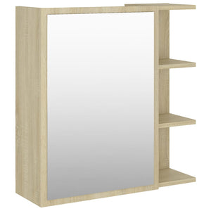 Bad Spiegelschrank Sonoma-Eiche 62,5 cm