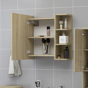 Bad Spiegelschrank Sonoma-Eiche 62,5 cm