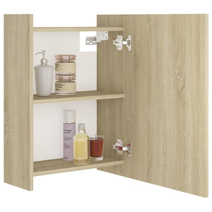 Bad Spiegelschrank Sonoma-Eiche 62,5 cm