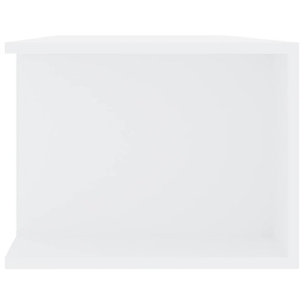 vidaXL TV Cabinet with LED Lights White 135x39x30 cm