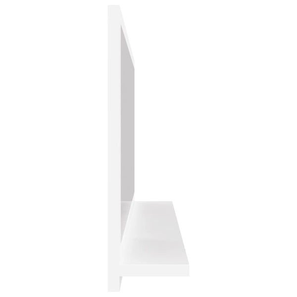vidaXL Bathroom Mirror White 80x10.5x37 cm Engineered Wood