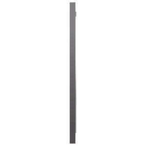 vidaXL Bathroom Mirror High Gloss Grey 40x1.5x37 cm Engineered Wood