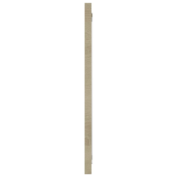 vidaXL Bathroom Mirror Sonoma Oak 80x1.5x37 cm Engineered Wood