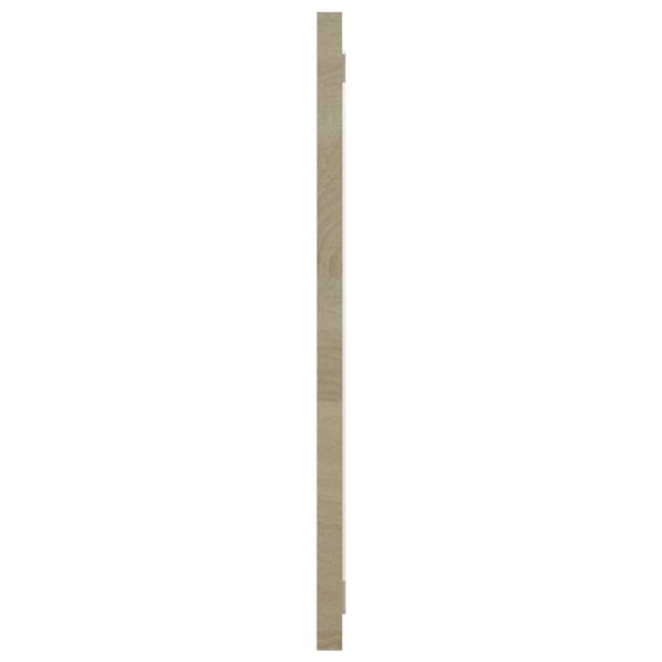 vidaXL Bathroom Mirror Sonoma Oak 90x1.5x37 cm Engineered Wood