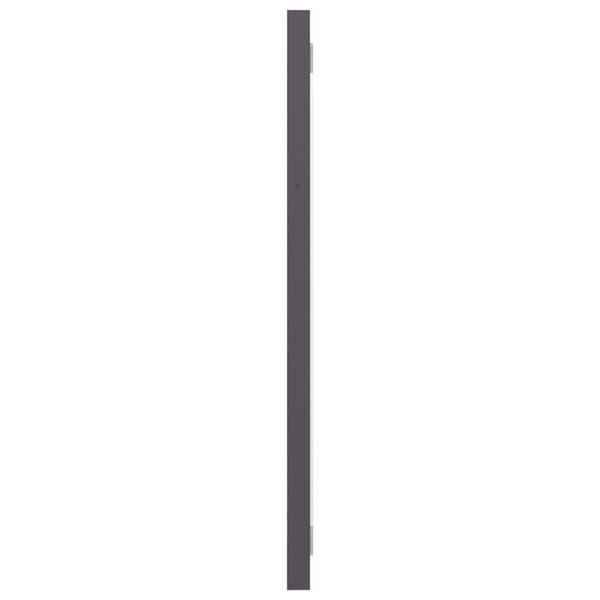 vidaXL Bathroom Mirror High Gloss Grey 100x1.5x37 cm Engineered Wood