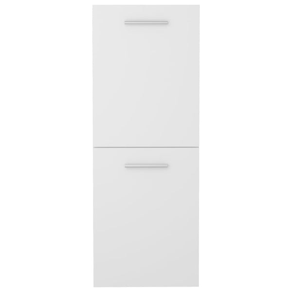 vidaXL Bathroom Cabinet White 30x30x80 cm Engineered Wood