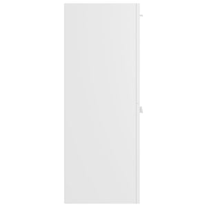 vidaXL Bathroom Cabinet White 30x30x80 cm Engineered Wood