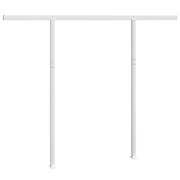 vidaXL Awning Support Poles White 300x245 cm Iron