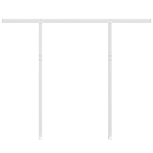 vidaXL Awning Support Poles White 300x245 cm Iron