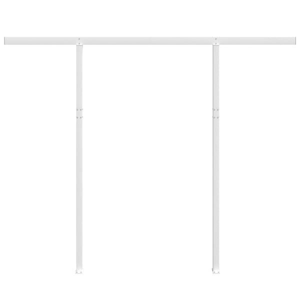 vidaXL Awning Support Poles White 300x245 cm Iron