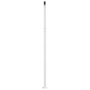 vidaXL Awning Support Legs White 600x245 cm Iron