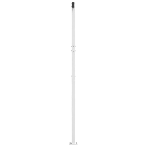vidaXL Awning Support Legs White 600x245 cm Iron