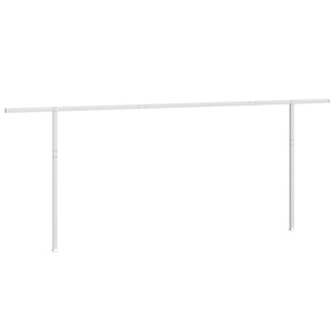 vidaXL Awning Support Legs White 600x245 cm Iron