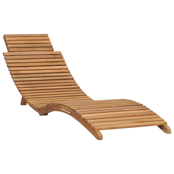 vidaXL 3-Piece Folding Garden Lounge Set Solid Teak Wood