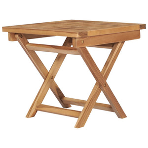 vidaXL 3-Piece Folding Garden Lounge Set Solid Teak Wood