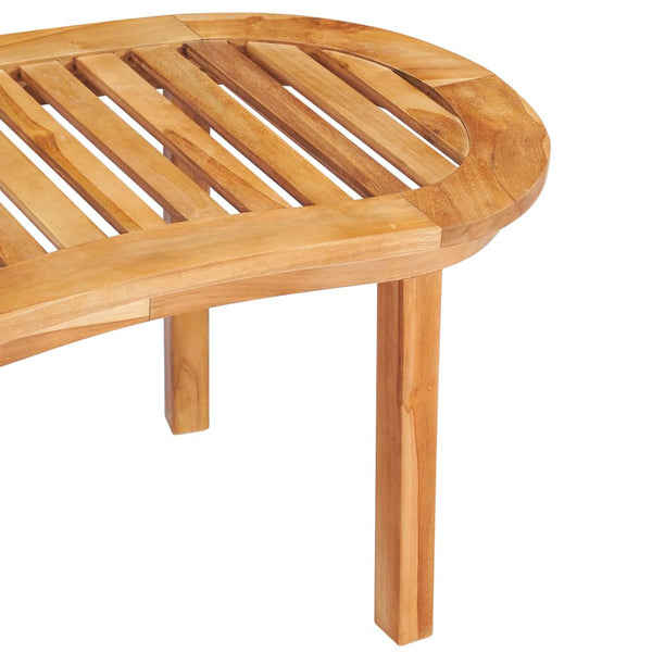 vidaXL 4-piece Solid Teak Wood Garden Lounge Set