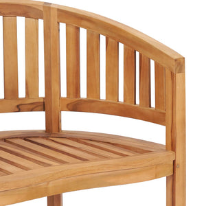 vidaXL 4-piece Solid Teak Wood Garden Lounge Set