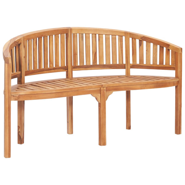 vidaXL 4-piece Solid Teak Wood Garden Lounge Set