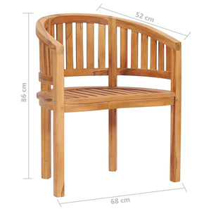vidaXL 5-piece Outdoor Lounge Set Solid Teak Wood