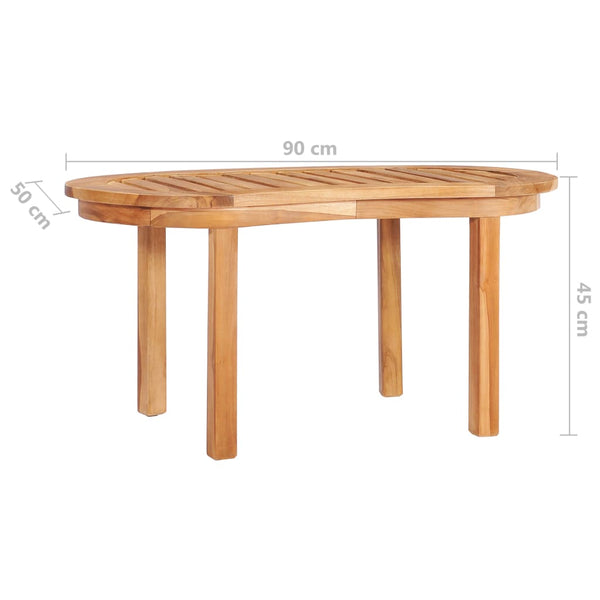 vidaXL 5-piece Outdoor Lounge Set Solid Teak Wood