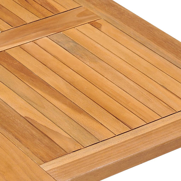 vidaXL 5-Piece Folding Outdoor Dining Set Solid Teak Wood