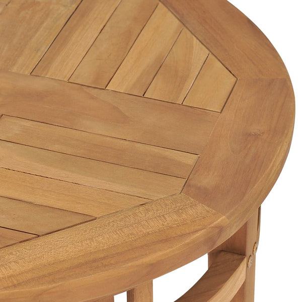 vidaXL 3-Piece Garden Dining Set Solid Teak Wood