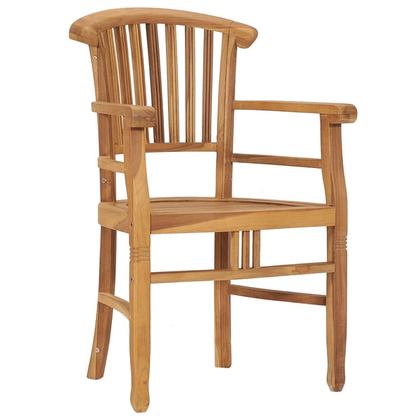 vidaXL 3-Piece Garden Dining Set Solid Teak Wood