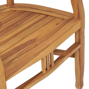 vidaXL 3-Piece Garden Dining Set Solid Teak Wood