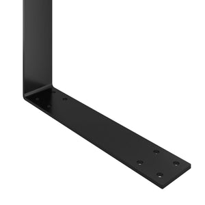vidaXL Pallet Sofa Backrest Black 110 cm Iron