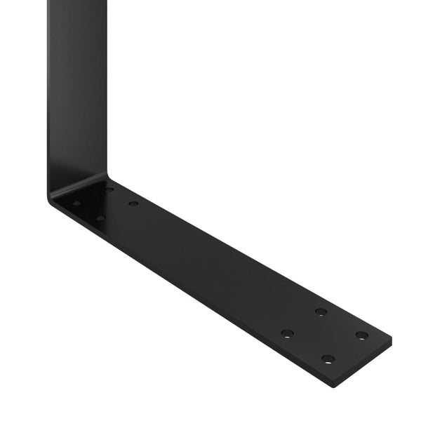 vidaXL Pallet Sofa Backrest Black 110 cm Iron