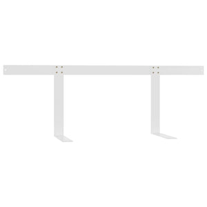 vidaXL Backrest for Pallet Sofa White 110 cm Iron