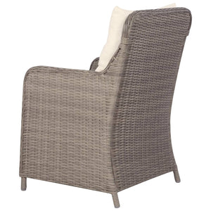 vidaXL 7-Piece Garden Dining Set Poly Rattan Brown