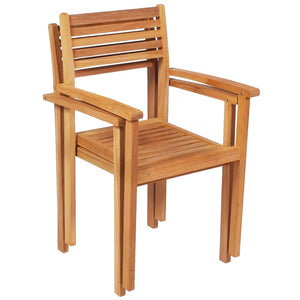 vidaXL 7-Piece Garden Dining Set Solid Teak Wood