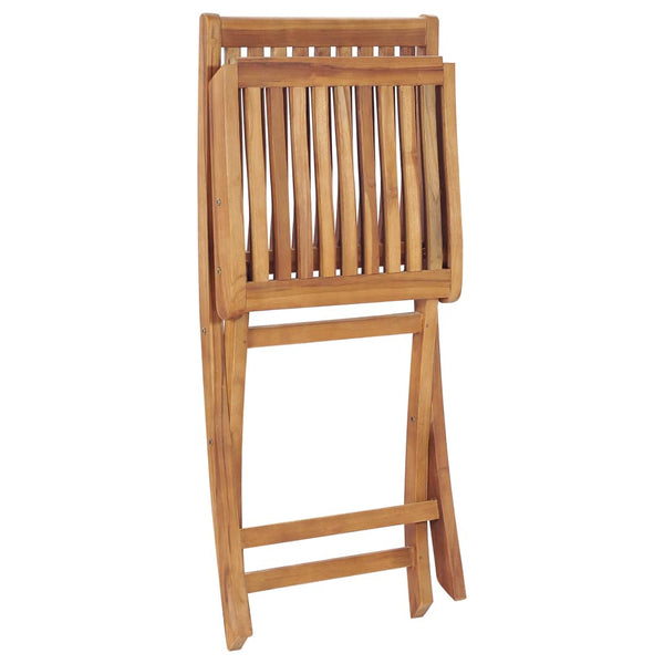vidaXL 5-piece Garden Dining Set Solid Teak Wood
